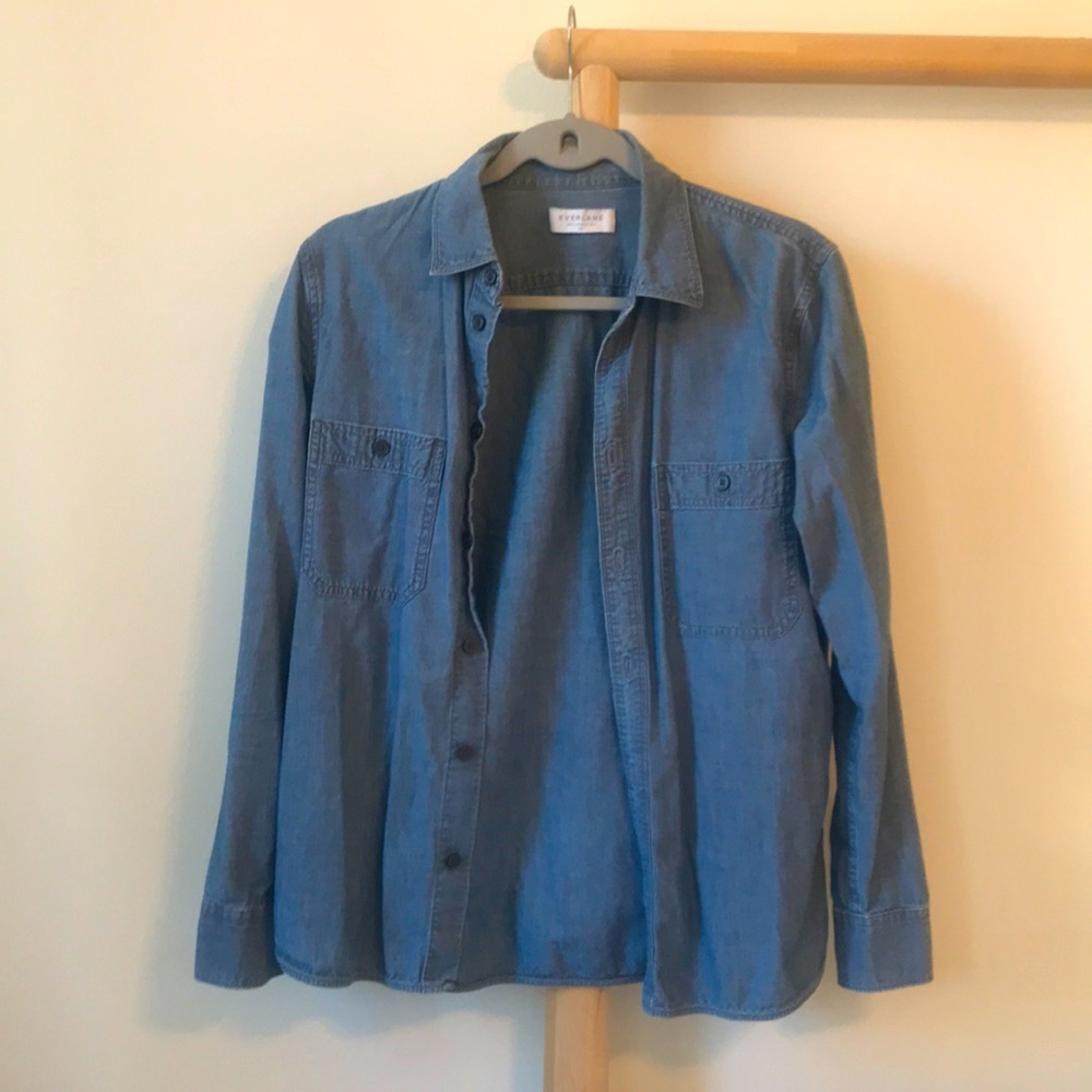 Everlane Light Chambray Shirt XS